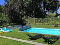 zwembad in tuin Haarlem
