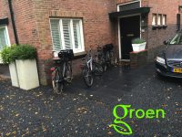 Tuinaanleg met overkapping in Heemstede
