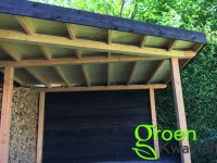 Tuinaanleg met overkapping in Heemstede