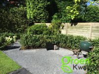 Tuinaanleg met overkapping in Heemstede