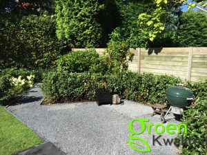 Tuinaanleg met overkapping in Heemstede