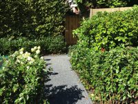 Tuinaanleg met overkapping in Heemstede