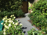 Tuinaanleg met overkapping in Heemstede