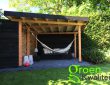 Tuinaanleg met overkapping in Heemstede