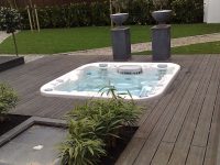 Tuinaanleg met jacuzzi Aerdenhout