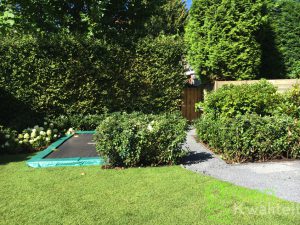 Tuinaanleg met overkapping in Heemstede
