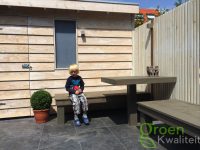 tuinhuis met bank Haarlem