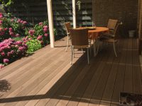 Composiet vlonder met trap
