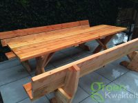 Houten picknicktafel Bloemendaal