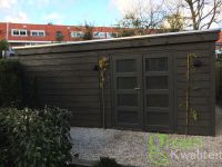Tuinaanleg Heemstede Tuinhuis op maat gemaakt