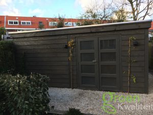Tuinaanleg Heemstede Tuinhuis op maat gemaakt