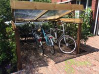 Tuinaanleg fietsenstalling Heemstede