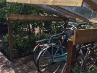 Tuinaanleg fietsenstalling Heemstede