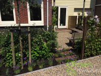 Tuinaanleg fietsenstalling Heemstede