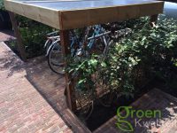 Tuinaanleg fietsenstalling Heemstede