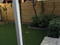 Complete tuinaanleg Bloemendaal, kunstgras en bestrating