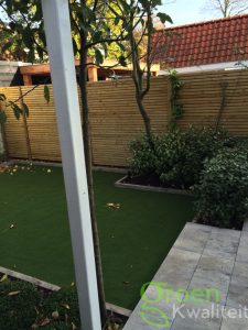 Complete tuinaanleg Bloemendaal, kunstgras en bestrating