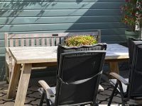 Tuintafel met stoelen