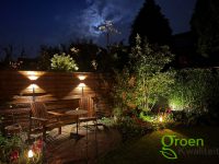 Sfeervolle tuinhuis met overkapping op maat gebouwd in Overveen